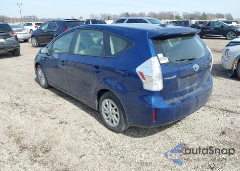 2013 Toyota Prius V Three из США, поврежденный, VIN JTDZN3EU9D3220053